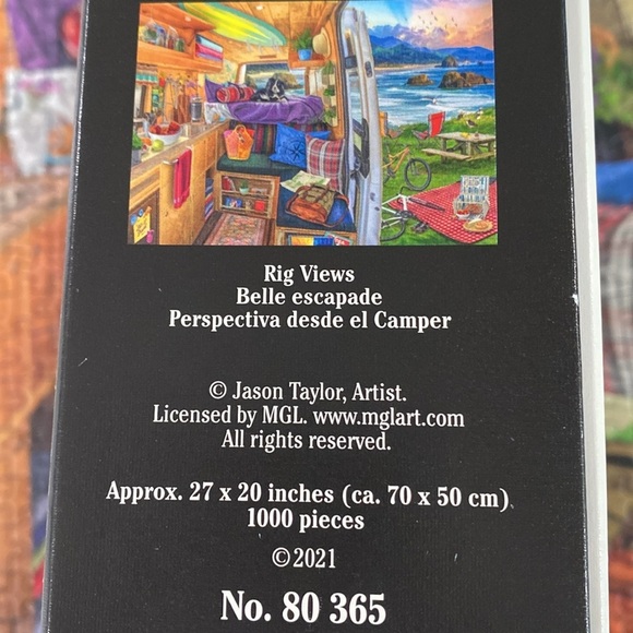 Ravensburger 1000 piece puzzle “Rig Views” 2021 van life - Picture 6 of 7